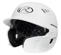 Rawlings 2022 R16 Reverse 1-Tone Baseball Batting Helmet, Senior, Matt White
