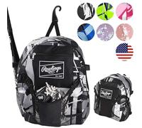 Rawlings AMARTBBK-B Remix Youth Tball Backpack, Black