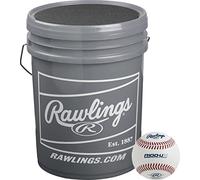 Rawlings Baseball Bats Baseballs in Bucket