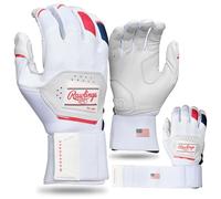 Rawlings Baseball Batting Gloves – Adult – Compression Straps – USA – LRG