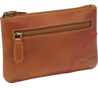 Rawlings | Double Play Collection | Women's Baseball Stitch Coin Purse | Tan | 6.5" x .5" x 4"