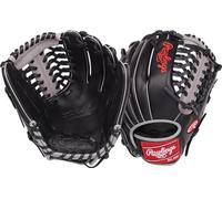 Rawlings | FOUNDATION Baseball Glove | Left Hand Throw | 12" - Modified Trap-Eze Web | Black/Grey