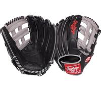 Rawlings | FOUNDATION Baseball Glove | Right Hand Throw | 12.5" - Pro H-Web | Black/Grey