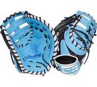 Rawlings Heart of the Hide Series First Base Mitt | 32 cm | LHT | Single Post Double Bar Web | Columbia Blue