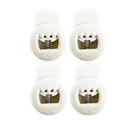 Rawlings | Lace Locks for Baseball and Softball Gloves | Spring Lock Design | White