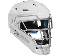 Rawlings | MACH Catcher's Helmet | Baseball | Junior (6 1/2" - 7") | White/White