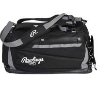 Rawlings | MACH Hyrbid Backpack/Duffle Equipment Bag | Baseball & Softball | Black