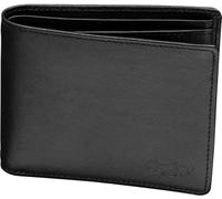 Rawlings Men's Bifold Wallet Collection, Black | Debossed Logo, 3.5" x 3" x .75", Rawlings | Men's Bifold Wallet Collection | Genuine Leather | Multiple Styles & Colors