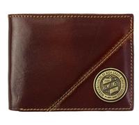 Rawlings Men's Bifold Wallet Collection, Dark Brown | Rawlings Pro Preferred Coin, 3.5" x 3" x .75", Rawlings | Men's Bifold Wallet Collection | Genuine Leather | Multiple Styles & Colors