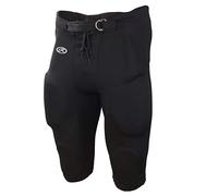 Rawlings Men's Fppi Lightweight Football Pants | Integrated Pads | Practice/Game Use |Adult Sizes|Multiple Colors, Black, Small
