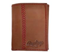 Rawlings | Men's Trifold Wallet Collection, Brown, One Size, Rawlings | Men's Trifold Wallet Collection | Genuine Leather | Multiple Styles & Colors
