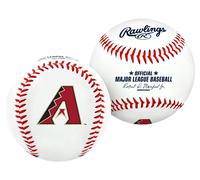 Rawlings MLB Arizona Diamondbacks Team Logo Baseball, Official, White