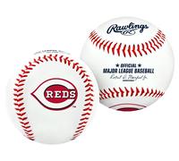 Rawlings MLB Cincinnati Reds Team Logo Baseball, Official, White