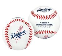Rawlings MLB Los Angeles Dodgers Team Logo Baseball, White, 1