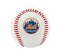 Rawlings MLB New York Mets Team Logo Baseball, Official, White