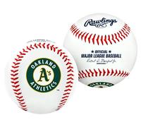 Rawlings MLB Oakland Athletics Team Logo Baseball, Official, White