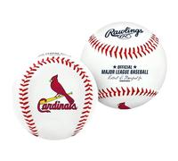 Rawlings MLB St Louis Cardinals Team Logo Baseball, Official, White