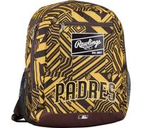 Rawlings MLB Team T-Ball Backpack | San Diego Padres | Multiple storage pockets, bat & bottle sleeves