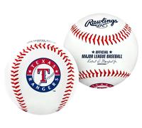 Rawlings MLB Texas Rangers Team Logo Baseball, White, 1