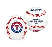 Rawlings MLB Texas Rangers Team Logo Baseball White 1