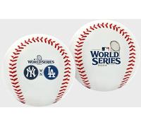 Rawlings | Official 2024 World Series Dueling Yankees vs. Dodgers | WS Dueling Ball | White/Navy | Vinyl | Dueling