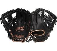 Rawlings R9 Fastpitch Softball Glove | Sizes 11.5"-13" | Multiple Styles Softball Glove, Women, Pro I-Web | Black, 11.75" | Infield