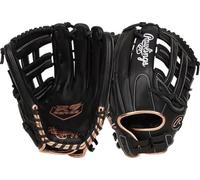 Rawlings R9 Fastpitch Softball Glove | Sizes 11.5" Multiple Styles Women's Glove, Pro H-Web | Black, 13" | Outfield