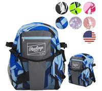 Rawlings | Remix Backpack Series | T-Ball & Teens | Baseball & Softball | Multiple Colours, Electric Blue | Navy | White, Youth, Bag, Electric Blue | Navy Blue | White, Youth, Bag