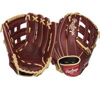 Rawlings Sandlot Series Leather Pro H Web Baseball Glove, Right Hand Throw, 12-3/4", Regular