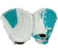 Rawlings Shut Out Series 11.5" Softball Glove - White/Teal - Right Handed