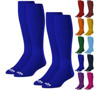Rawlings SOCS-BLU Baseball Socks 2 Pair (Small/Royal Blue)