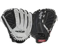 Rawlings Softball Series Glove, Basket Web, 13 inch, Right Hand Throw, Black/Gray, Model:RSB130GB-6/0 13 BSK/NFC