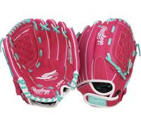Rawlings Sure Catch Youth Series 10.5" Softball Glove - Pink/Mint