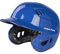 RAWLINGS Velo Series Gloss Baseball Batting Helmet, Royal, Senior