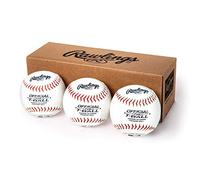 Rawlings Youth Tball or Training Baseballs, Box of 3 Tballs, TVBBOX3, White, Official Size