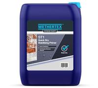 Rawlins Paints Wethertex ST1 Quick Dry Stabilising Primer - Excellent Adhesion - Quick Drying Formula - Water Based - Clear - 5L
