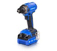 Rawlplug 18 V Rawlwrench 210 Nm Impact Driver, Set With Rawlcase, 2 Batteries 5.0 Ah And 6.5A Rawlcharger - Plastic Case - 1 Pc.
