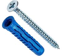 Rawlplug 4ALL-05+3530 5 mm Nylon Multi-Purpose Plug and Screw (50 pieces)