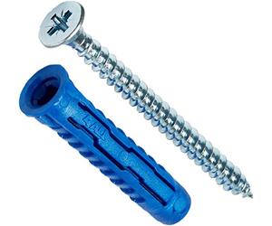 Rawlplug 4ALL-08+5060 8 mm Nylon Multi-Purpose Plug and Screw (50 pieces)