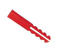 Rawlplug 67134 Plastic Plugs - Red (100 pieces)