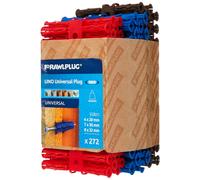 Rawlplug 68-635 Uno Plug Clip (Pack of 272) - Red