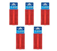 Rawlplug 68520 6 x 28 mm Uno Plug Card - Red (96 pieces) Pack of 5