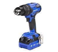 Rawlplug Cordless Screwdriver Drill 60 Nm Max Torque | Cordless Screwdriver Set with Charger and 2 Li-Ion Batteries | Electric Screwdriver 18V Brushless | Cordless Drill Driver with Case and Gloves