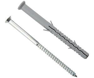 Rawlplug KDS-10120 10 x 120 mm CSK Long Expansion Frame Fixing Nylon Plug (25 pieces)