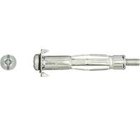 Rawlplug Metal Fixing with Metric Screw Pack of 20 | Screws and Wall Plugs for Plasterboard, Chipboard, Gypsum Fibreboards and OCB | Cavity Wall Fixing | Duty Plasterboard Fixings 5 x 52mm