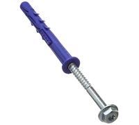 Rawl FF1 Hex Head Nylon Frame Fixing Zinc Plated 10mm 100mm Pack of 25