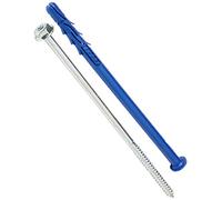 Rawl FF1 Hex Head Nylon Frame Fixing Zinc Plated 10mm 200mm Pack of 25