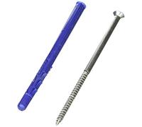 Rawl FF1 CounterSunk Head Nylon Frame Fixing Zinc Plated