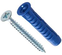 Rawlplug R-SKJ-4ALL-10+ 10 mm Nylon Multi-Purpose Plug with Screws (6 pieces)