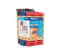 Rawlplug Plug Clip Uno 68-635 – Pack of 272 – Red/Brown/Blue